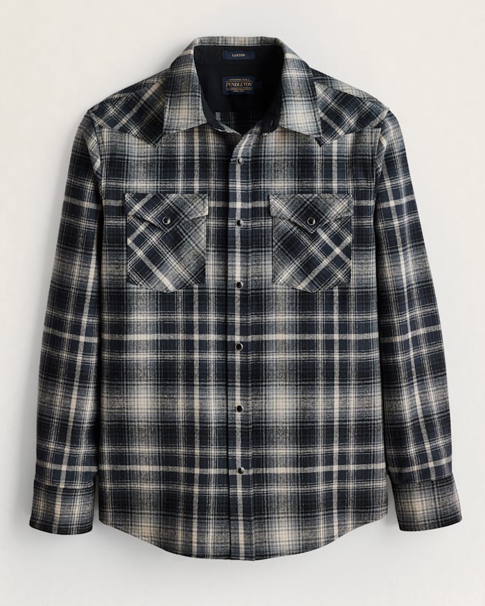 MEN'S PLAID SNAP-FRONT WESTERN CANYON SHIRT